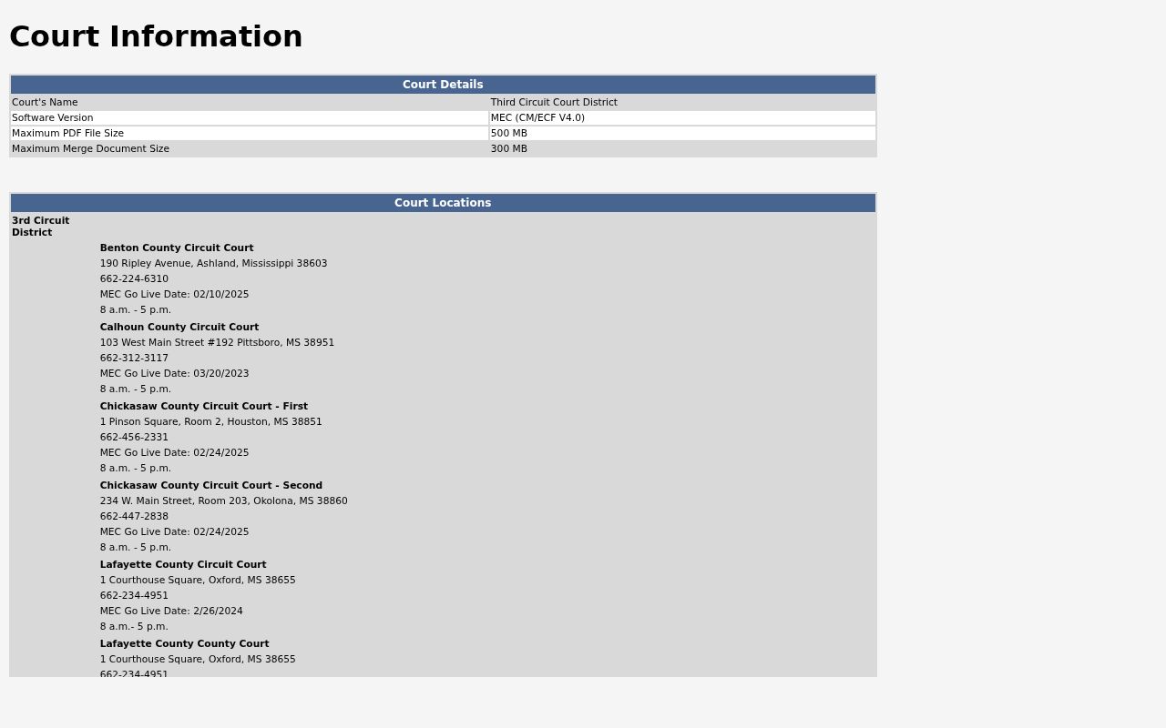 Benton County Circuit Court screen listing bench warrant and capias flags